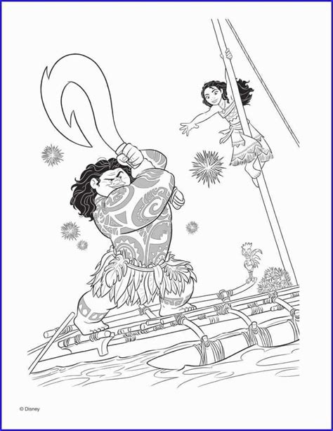 So grab your crayons and let's color these great moana coloring pages! Printable Moana Coloring Pages