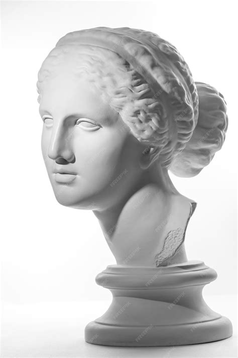 Premium Photo White Gypsum Copy Of Ancient Statue Of Venus De Milo