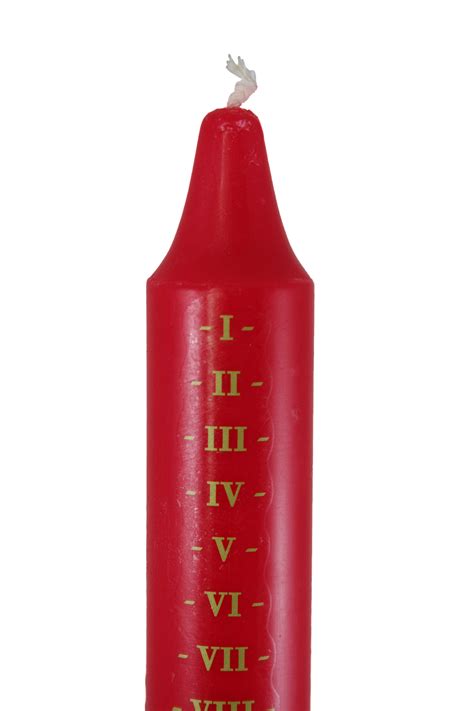 Large Red Advent Candle Single Free Delivery When You Spend £10