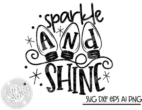 Sparkle And Shine Lights Svg Sca 19