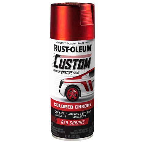Rust Oleum Chrome Red Premium Custom Spray Paint 10oz