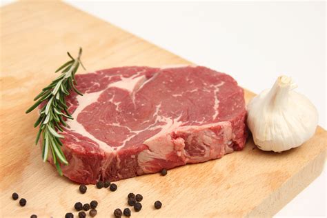 Sprinkle salt and pepper on both sides of the steaks. Rib Eye Steak