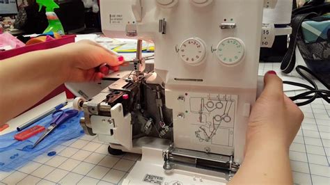 How To Thread A Serger Lower Looper Part 1 Of 4 Youtube Serger