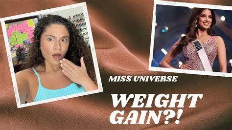 Miss Universe Weight Gain Youtube