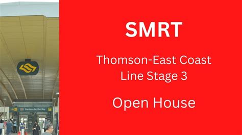 [smrt] Thomson East Coast Line Stage 3 Open House Youtube