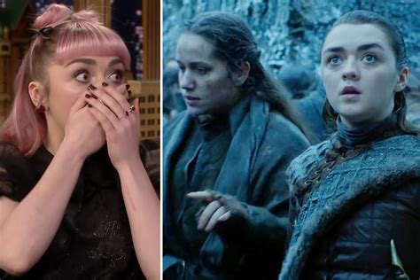 Game Of Thrones Maisie Williams Lets Slip Ayra Stark Dies In The