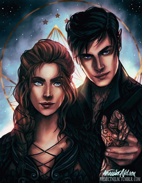 Feyre and Rhysand, High Lady and High Lord of the Night Court. [All