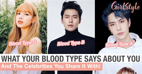 Blood Type Personality Korean Celebrities Actors And K Pop