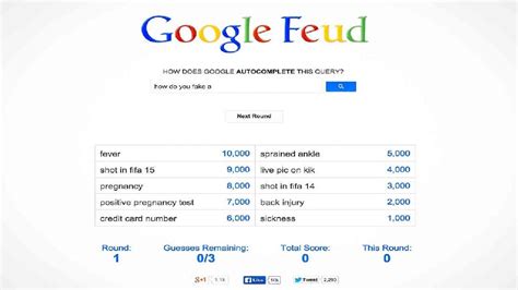 Googlefeudanswrs.blogspot has the lowest google pagerank and bad results in terms of yandex topical citation index. Google Feud Answers - Mostly Isfp Mbti As Ridiculous Google Feud Results : You only have to try ...