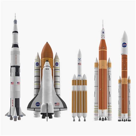 Nasa Space Rockets 3d Model Turbosquid 1471157
