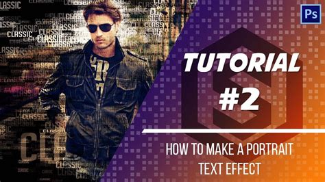 Tutorial Text Portrait Effect Photoshop Cs6 Photo Effects