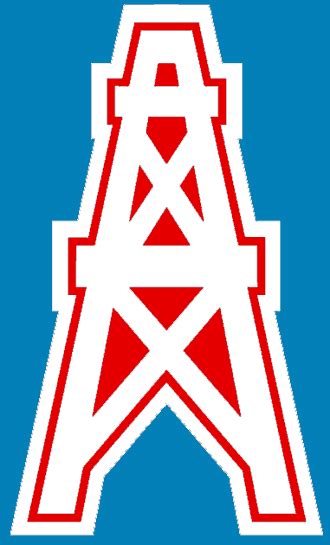 History Of All Logos All Houston Oilers Logos