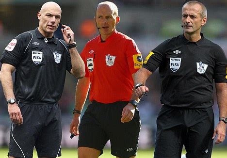 The first half had seen the group of officials in bright yellow. Premier League referees: Graham Poll's verdict on the ...