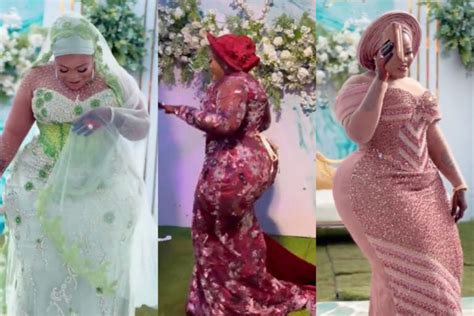 beautiful bride with gigantic hips trends on social media video