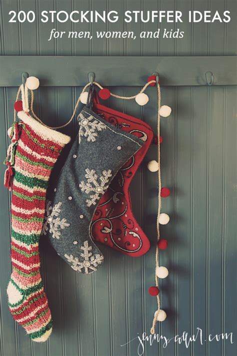 Stocking stuffers don't have to be cheap, crappy gifts. 200 Stocking Stuffer Ideas