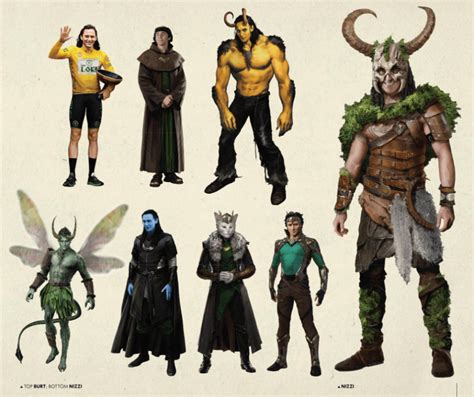 Nuevas Variantes De Loki Reveladas En Marvel Concept Art Incluyen Cat