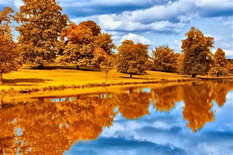 Free Photo Autumn Lake Autumn Reflection Outside Free Download