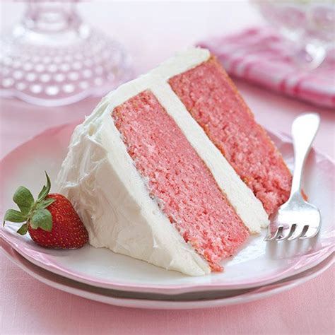 Strawberry Cake With White Chocolate Cream Paula Deen Magazine