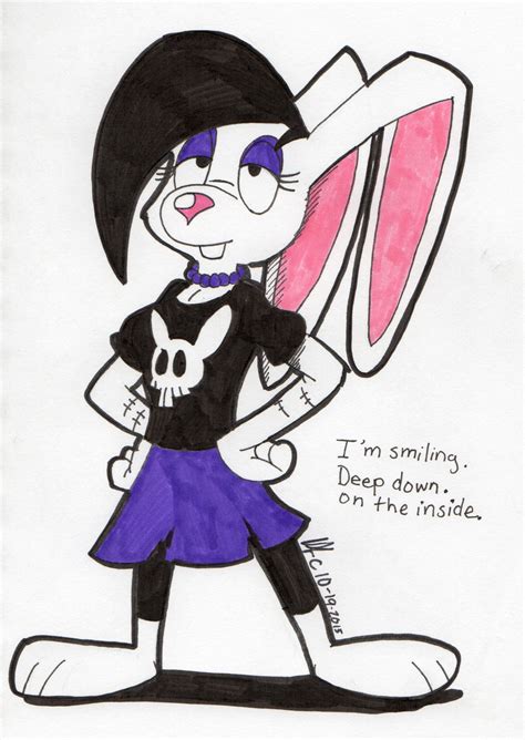 Gothic Girl Bunny By Spongefox On Deviantart