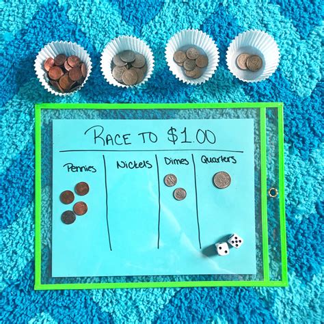 Race To 100 Money Game In 2020 Teaching Money Money Games For Kids