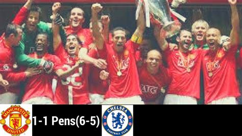 MANCHESTER UTD VS CHELSEA CHAMPIONS LEAGUE FINAL 2008 FULL ...