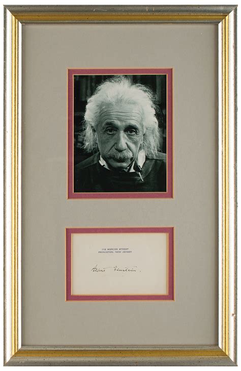 Albert Einstein Signature Rr Auction