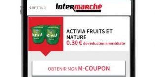 Click the see local coupons. Intermarché teste le m-couponing
