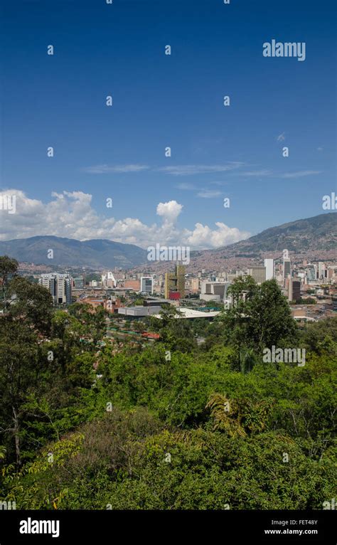 Views Over The City Of Medellin Antioquia Colombia Stock Photo Alamy