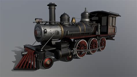 Train Steam Locomotive Buy Royalty Free 3d Model By Emmy Emmyl