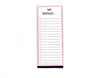 To Do List Pad Etsy