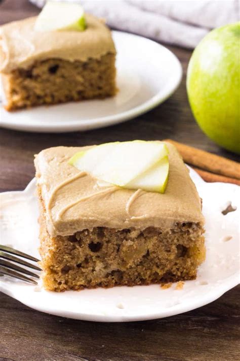 Apple Cake With Caramel Frosting Just So Tasty