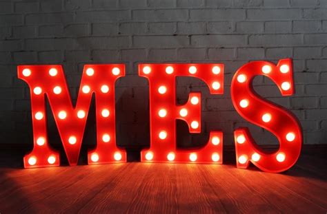 Various Lovely 12inch Letters Led Marquee Sign Light Up Vintage