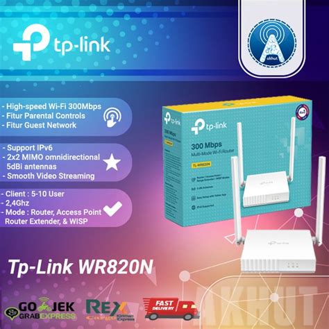 Jual Tp Link Tl Wr820n 300mbps Wireless N Speed Router 2 Antenna Di