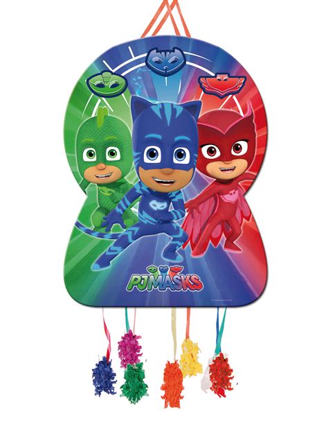 Piñata Cartón Pj Masks™ 46 X 65 Cm Decoracióny Disfraces Originales