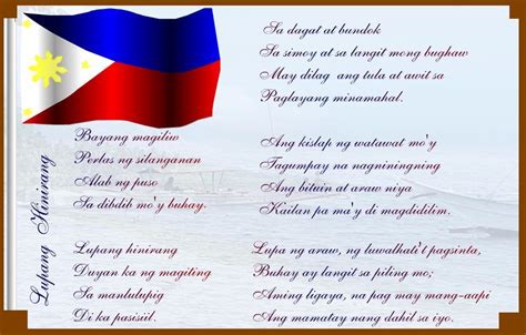 Lupang Hinirang Philippine National Anthem Pambansang Awit Ng Vrogue