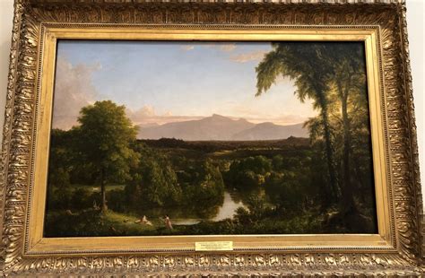 Thomas Cole View On The Catskill Early Autumn Actual Painting In