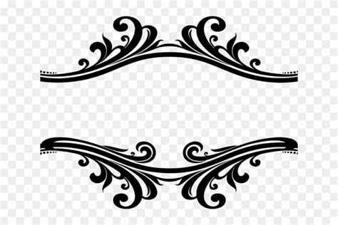 Flourish Clipart Ornamental Frame Design Clipart Hd Png Download