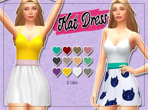 Kass Kat Dress Maxis Match Sims 4 Updates ♦ Sims 4 Finds And Sims
