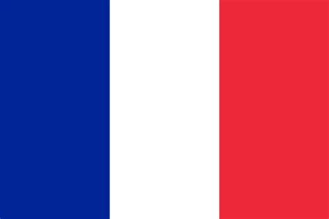 Ela é composta por três faixas nas cores azul, branco e vermelho, que se apresentam em sentido vertical nessa ordem, da. França | Bandeiras de países