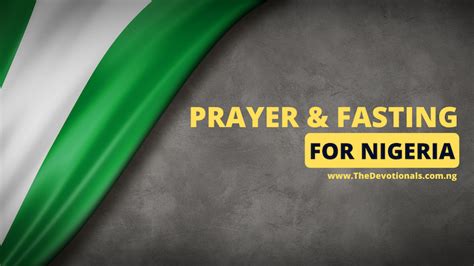 Intercessory Prayer Guidelines Towards The Rescue Of Nigeria Daily