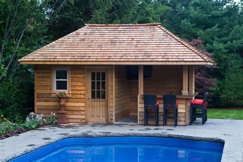 Pool Sheds And Cabanas Oakville Shademaster Landscaping In 2019