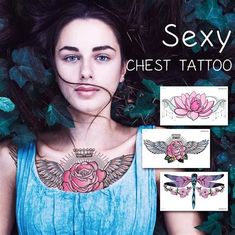 Sexy Waterproof Temporary Tattoos Lace Watercolor Flower Tattoo Sticker