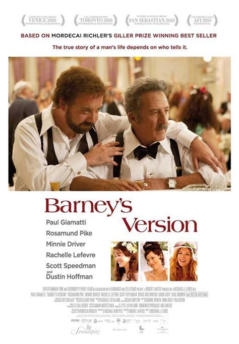 Barneys Version Movie Poster Print 27 X 40 Item Movib90304
