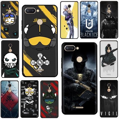 Rainbow Six Siege Soft Silicone Phone Cover For Xiaomi Redmi 4a 6a S2