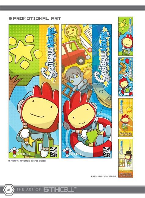 Inside The Art Of 5th Cell Scribblenauts Penny Arcade Expo Art Fbme