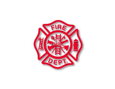 Fire Department Logo Firefighter Dept Etsy
