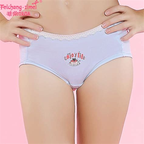 New Arrival Free Shipping Feichangzimei Girl Panties White Green