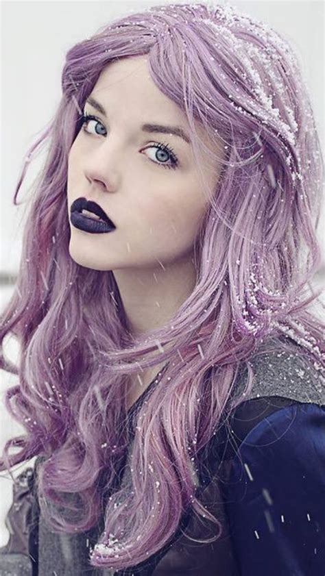 Open me for hair dying details! Lavender Hair & Purple Lips Pictures, Photos, and Images ...