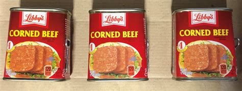 3 X Libby Corned Beef 12oz Can Sandwich Meat Spread Cans Free Ship Ebay