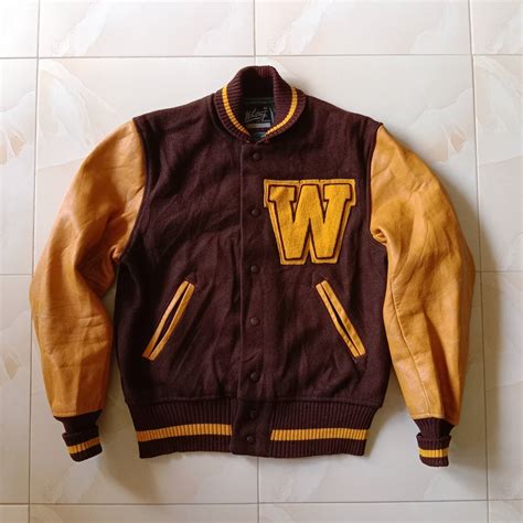 Vintage Vintage Whiting 60s Varsity Woolleather Jacket Grailed